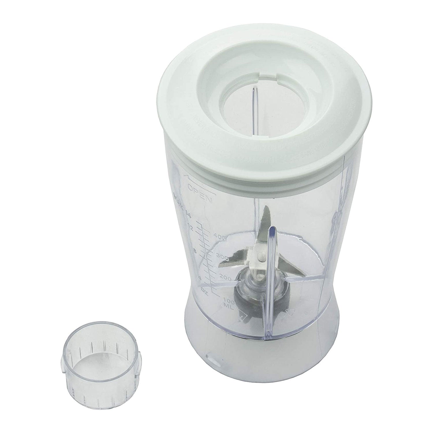 Brentwood 14oz Pulse Electric Kitchen Personal Blender with Jar, Blue (Open Box)
