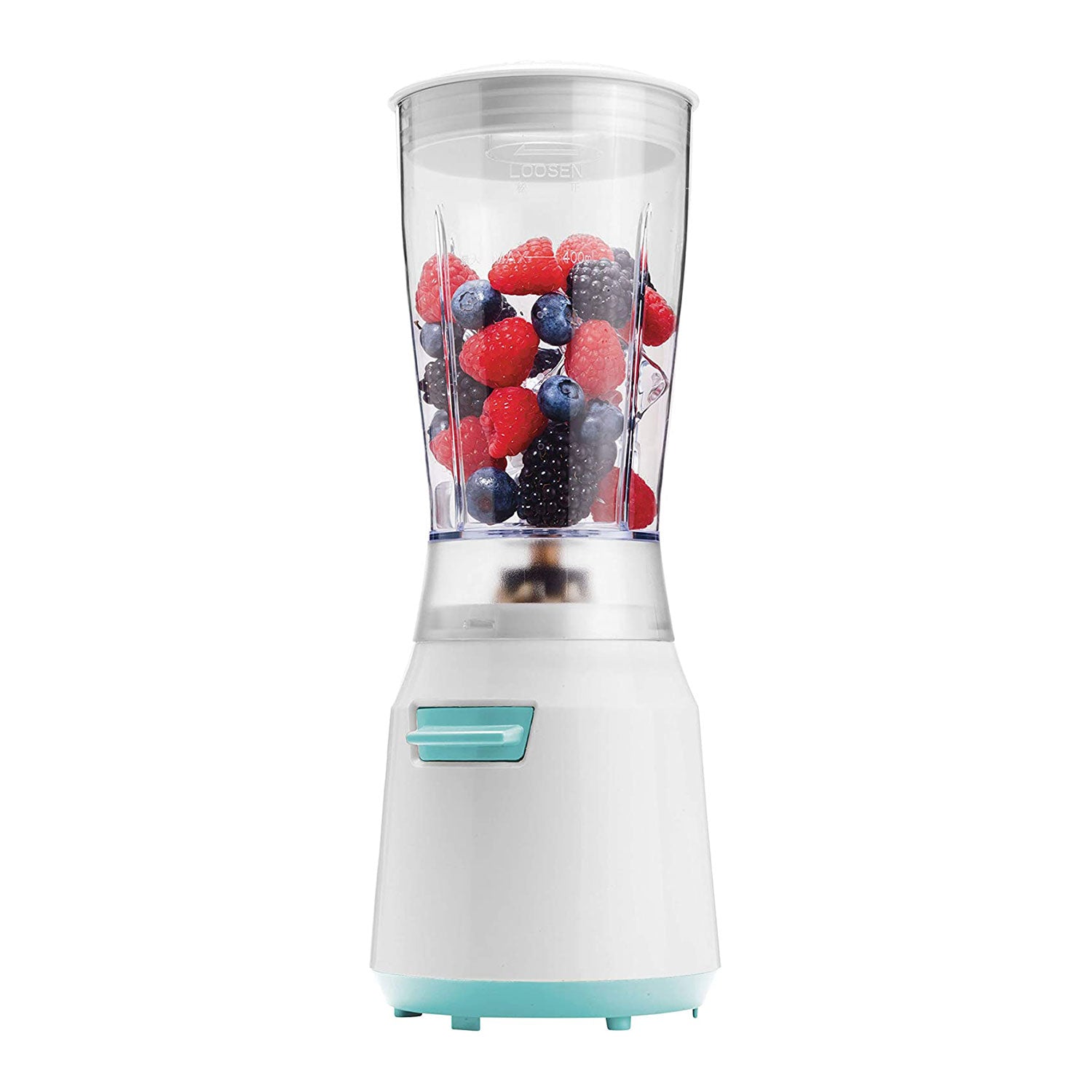 Brentwood 14oz Pulse Electric Kitchen Personal Blender with Jar, Blue (Open Box)