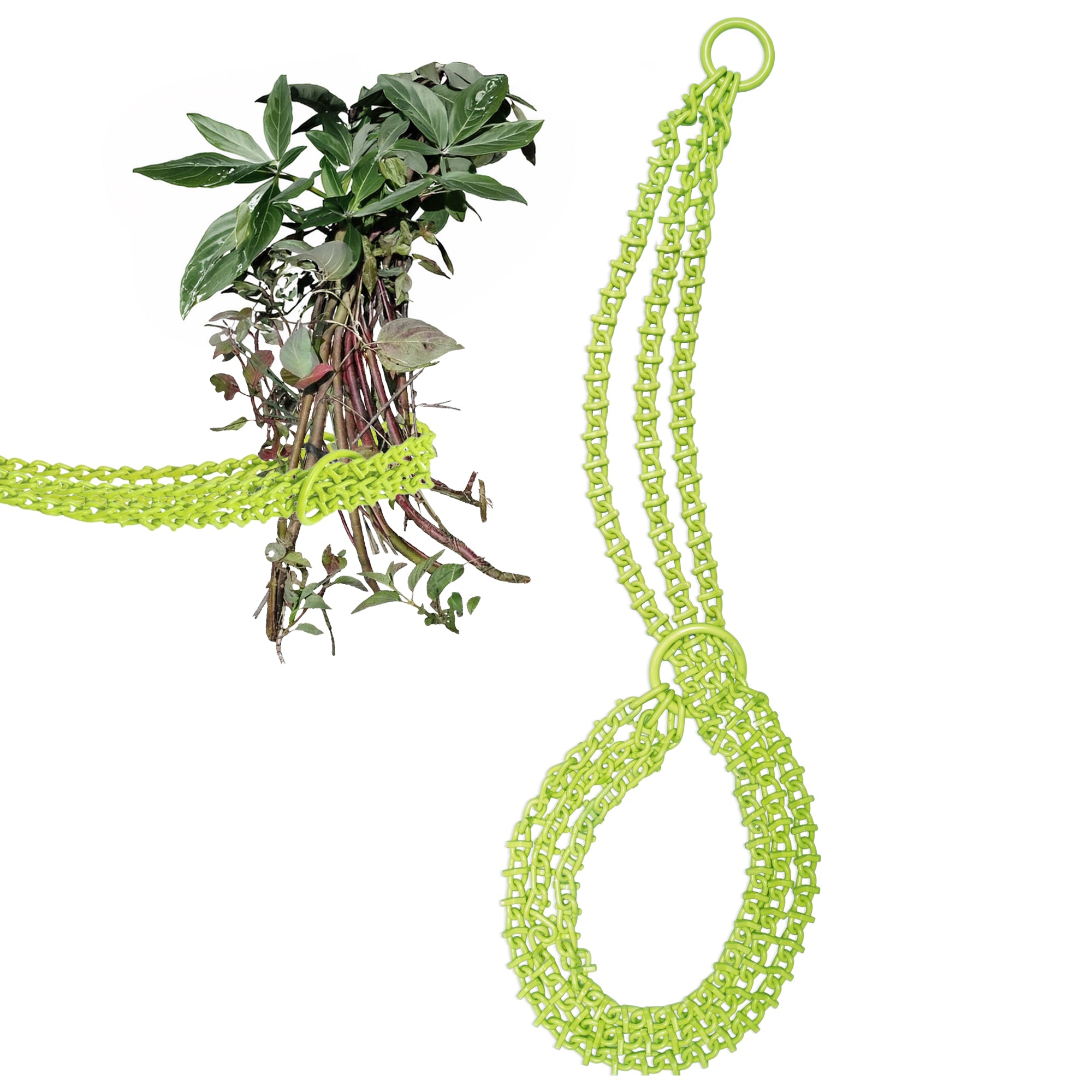 Brush Grubber HD Shrub Clump Tree Grabber Metal Chain System, Use w/ ATV & UTV