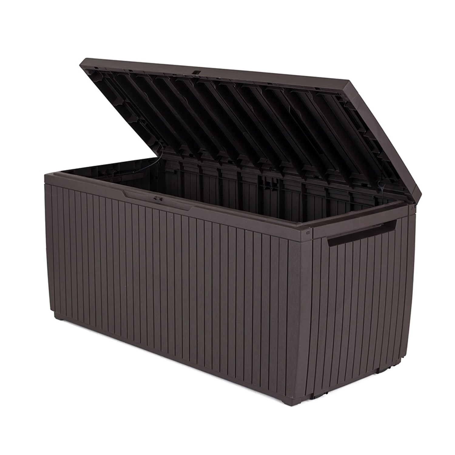 Keter 243547 Springwood 80 Gallon Resin Outdoor Storage Deck Box (For Parts)