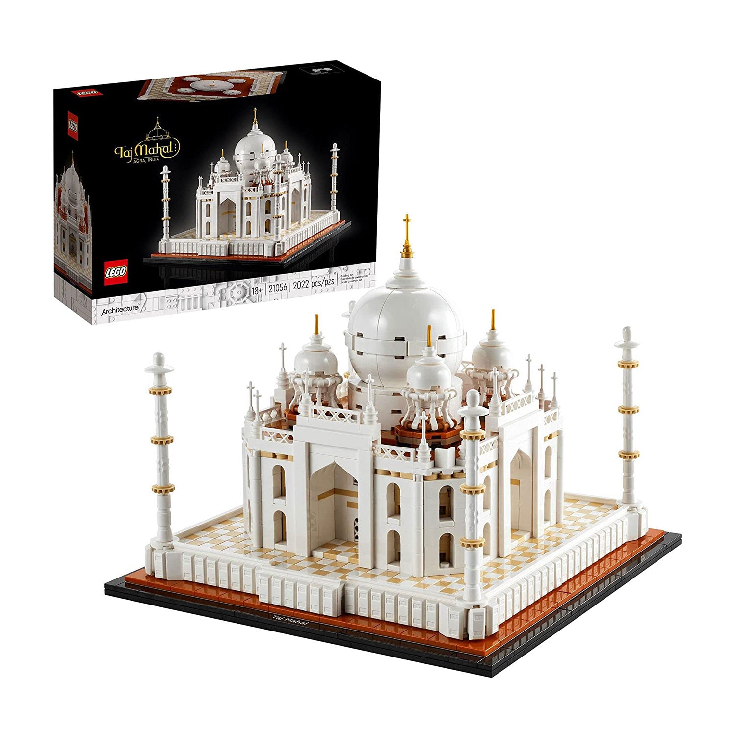 LEGO Architecture 20156 Taj Mahal 2022 Piece Building Block Set Toy Model Kit