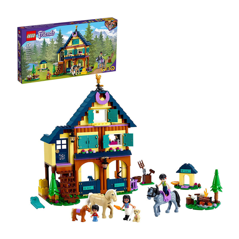 LEGO Friends 41683 Forest Horseback Riding Center 511 Piece Kit w/ 7 Minifigures