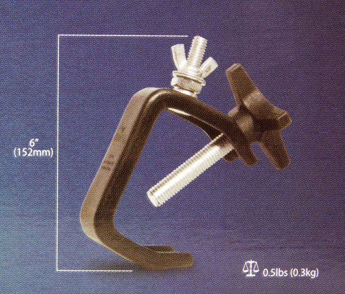 4 CHAUVET CLP-03 Standard C Clamps DJ 1-2" Truss Light Mounting |44 lbs Capacity