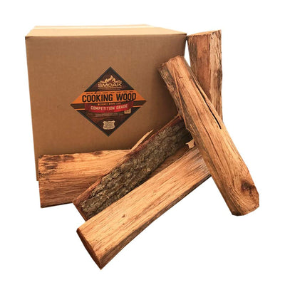 Smoak Firewood Kiln Dried Cooking Grade 16 Inch Wood Logs, Hickory, 60-70 lbs