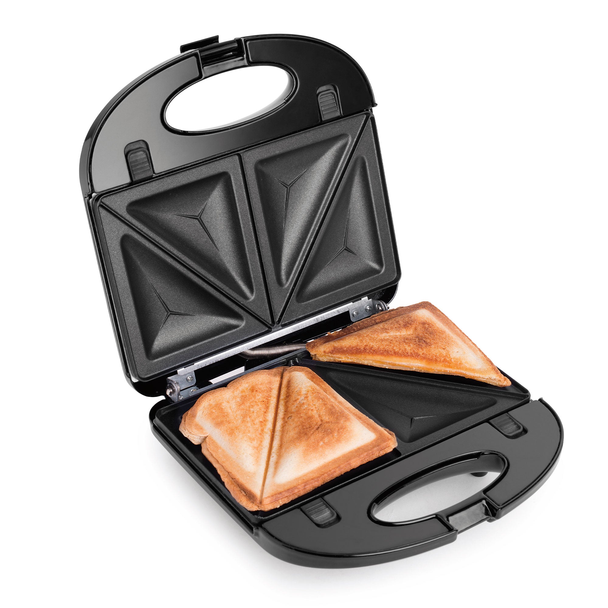 Salton SM1543 3 In 1 Non Stick Grill Sandwich & Waffle Maker, Stainless Steel - VMInnovations