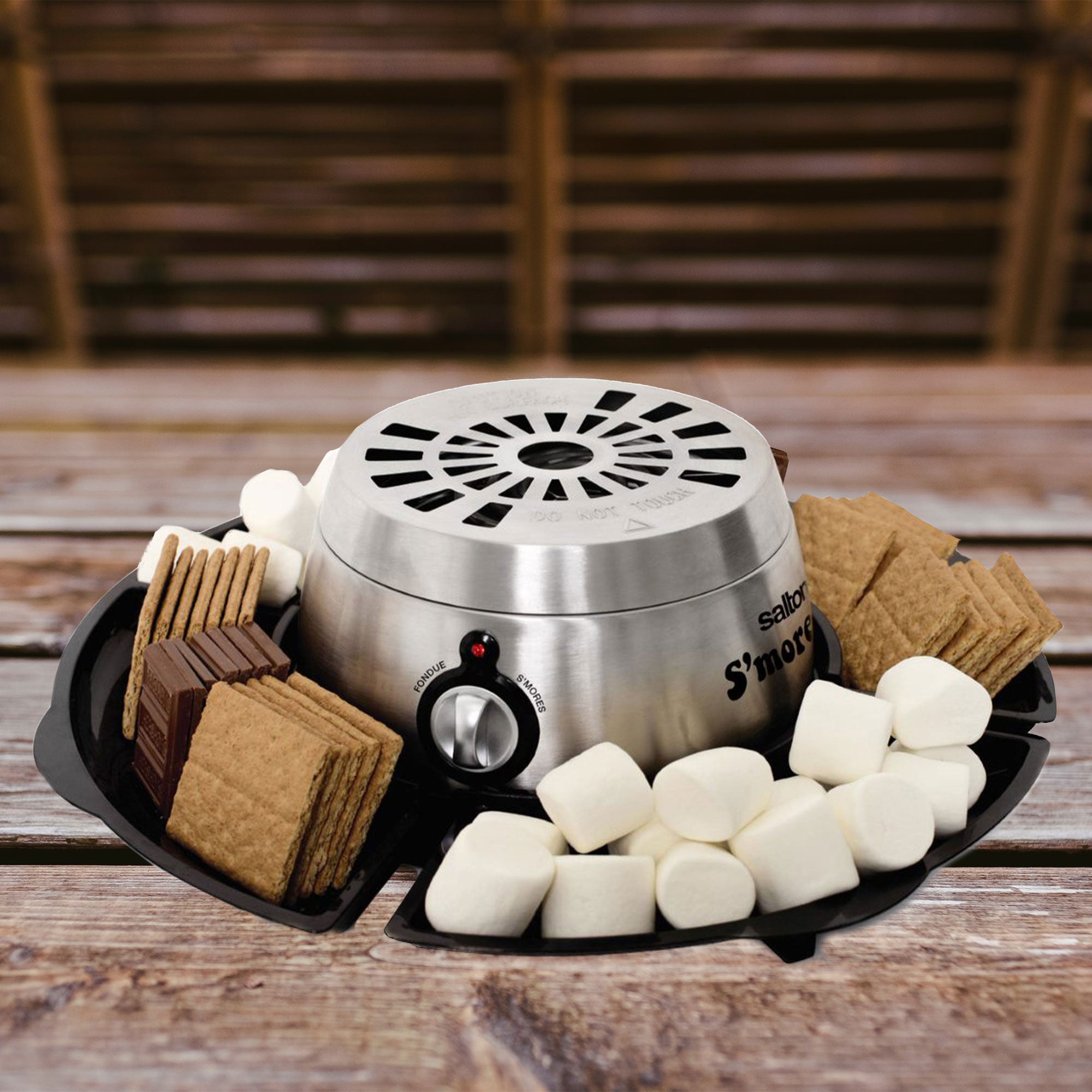 Salton Indoor Electric S'more and Fondue Maker with 4 Roasting Forks (Used) - VMInnovations