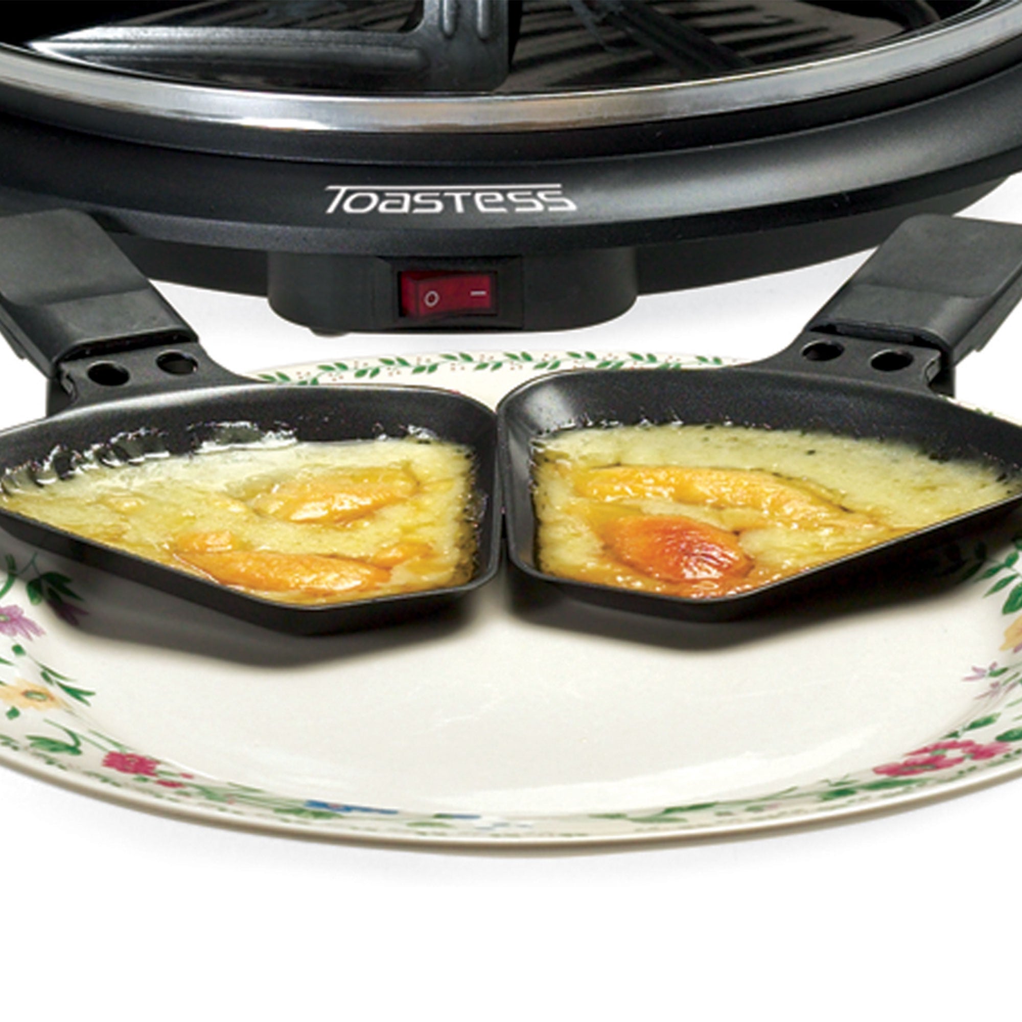 Salton Compact Party Grill w/ 6 Spatulas and 6 Non Stick Grilling Pans(Open Box) - VMInnovations