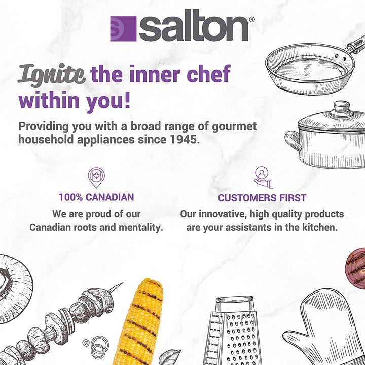 Salton 23.75x7.75" Stainless Steel Cordless Warming Tray Hot Plate, (Open Box) - VMInnovations