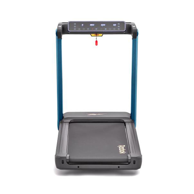 Reebok Adjustable Floatride Home Running Treadmill w/ Eco Kinetic Motor, Green