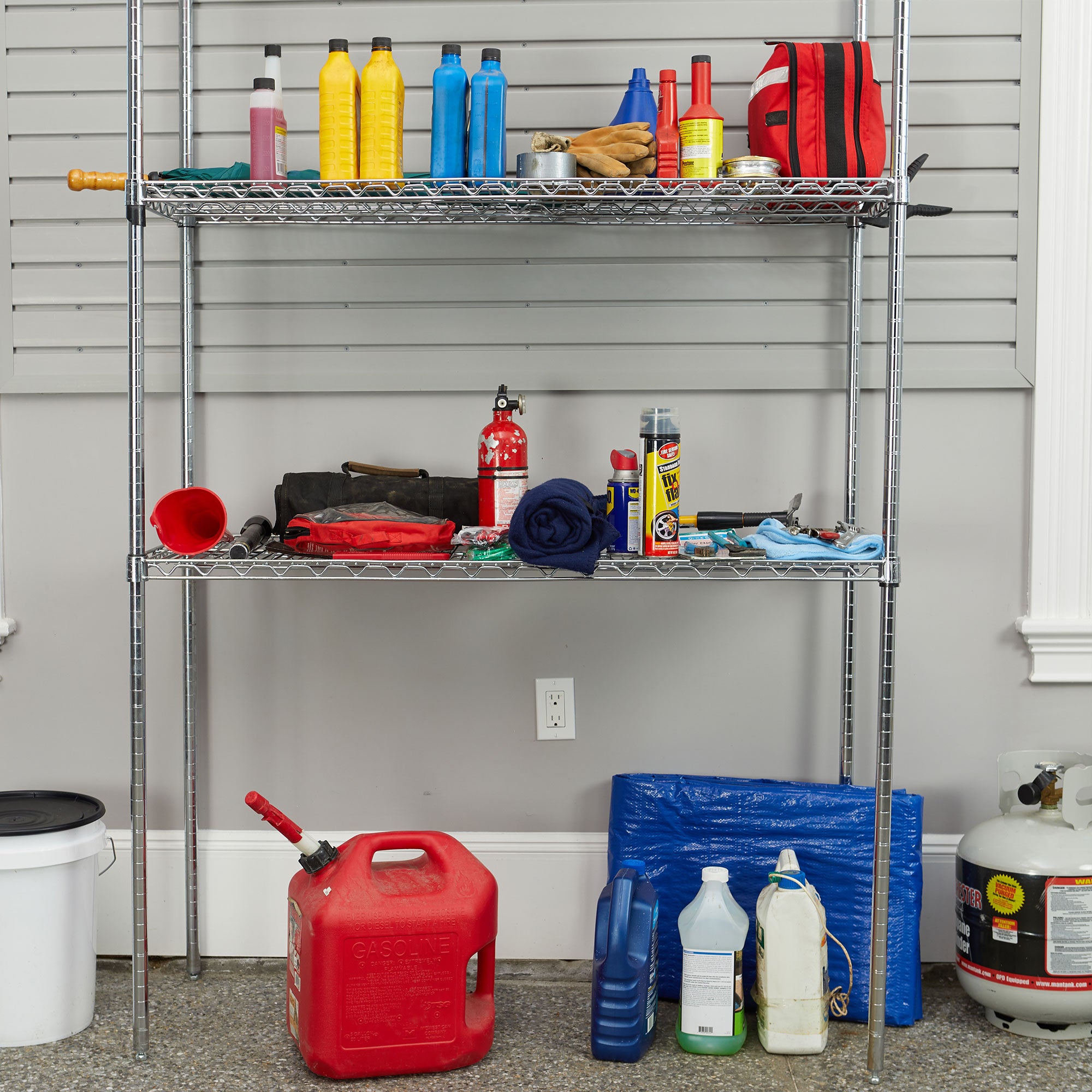 Rubbermaid 48 & 8 Gal Lockable Latch Storage Box Tote Bundle (Open Box) - VMInnovations