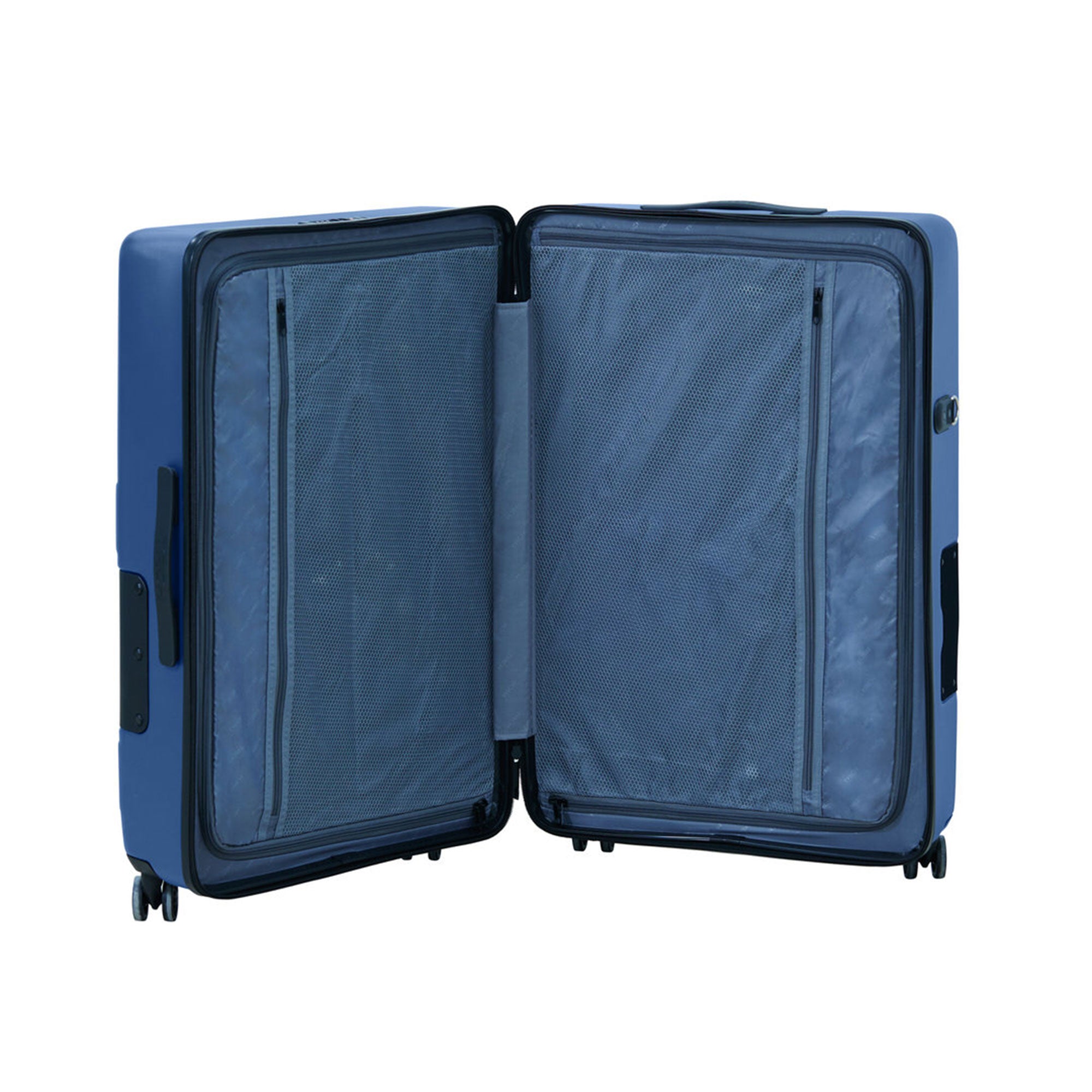 TACH V3 3 Pc Hard Shell Rolling Suitcase Luggage Set, Midnight Blue (Open Box) - VMInnovations