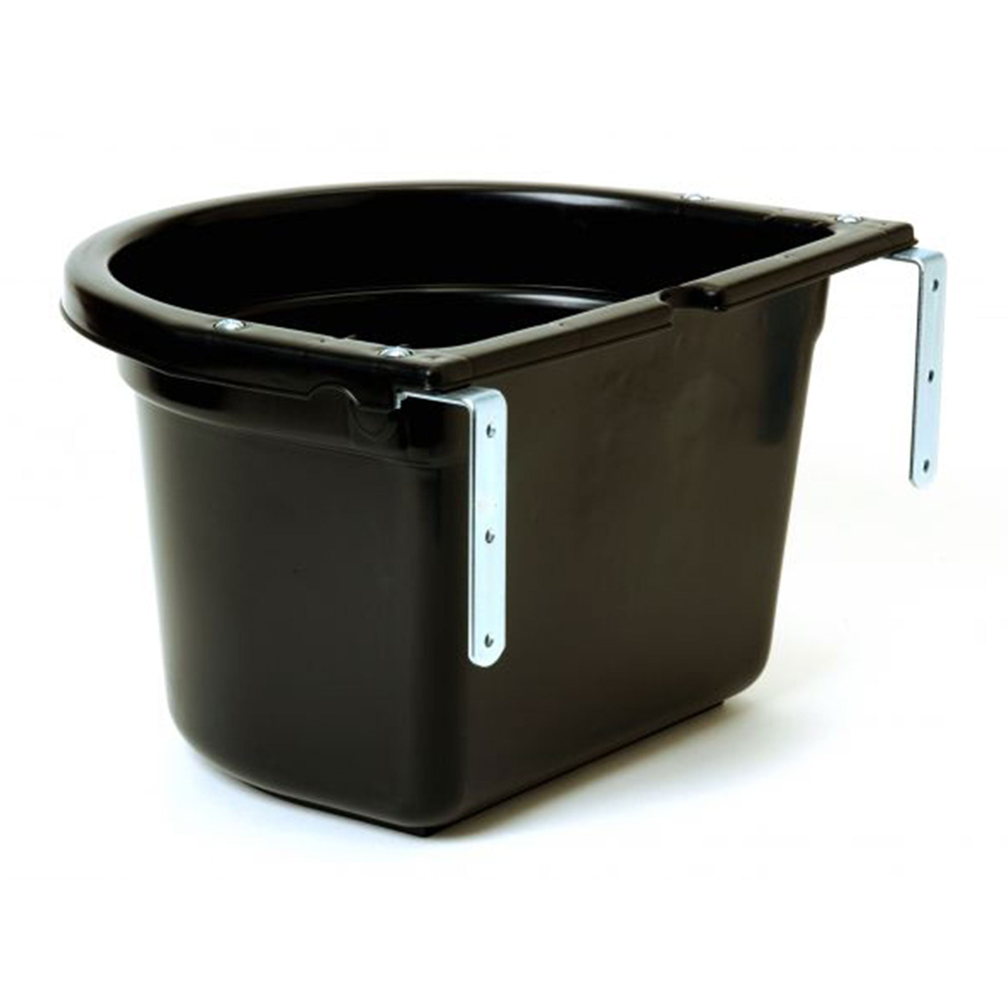 Little Giant 20 Quart Heavy Duty Mountable Fence Feeder Bucket, Black (Open Box) - VMInnovations
