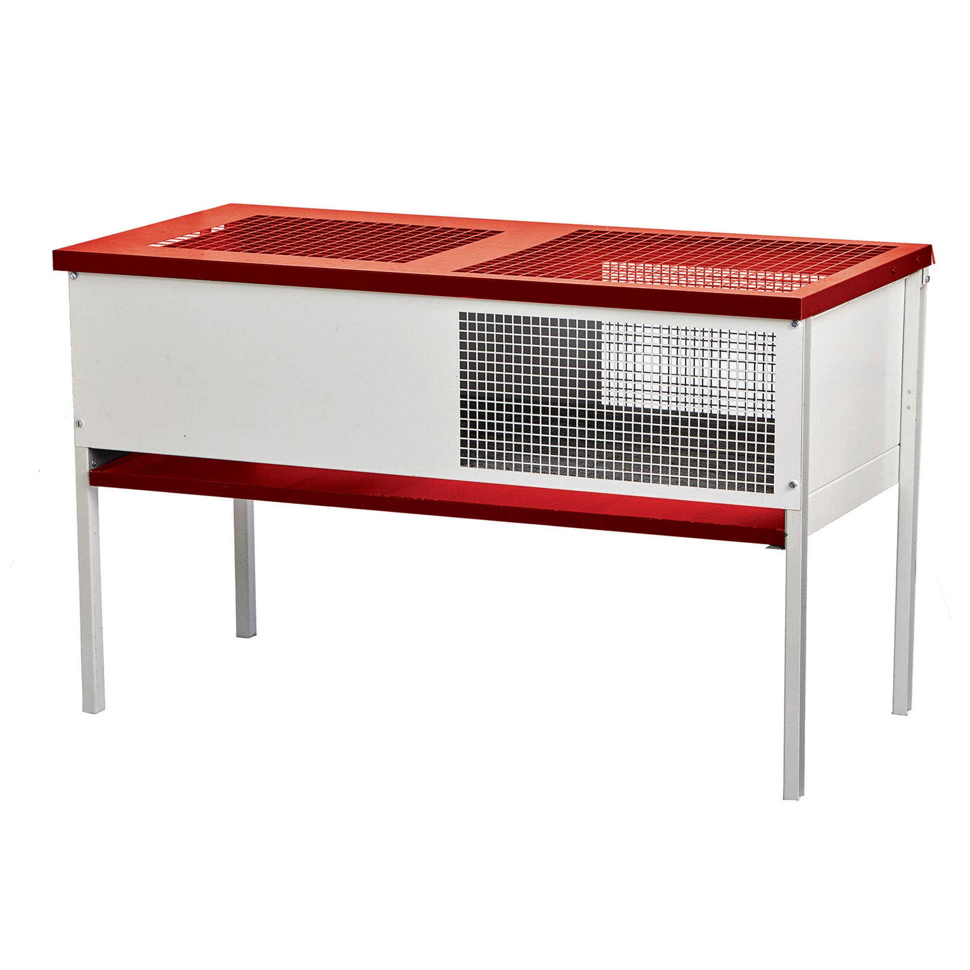 Little Giant Galvanized Steel Chick Brooder Box Enclosure with Litter Drop Pan - VMInnovations