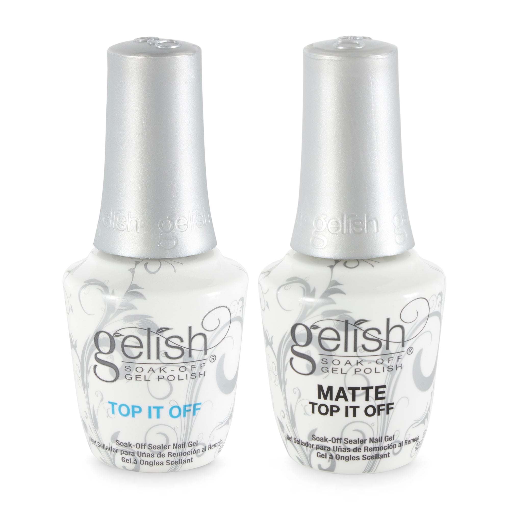 Gelish Nail Curing LED Lamp, Basix Polish Kit, Clear Top Coat Duo, & Sunrise Set