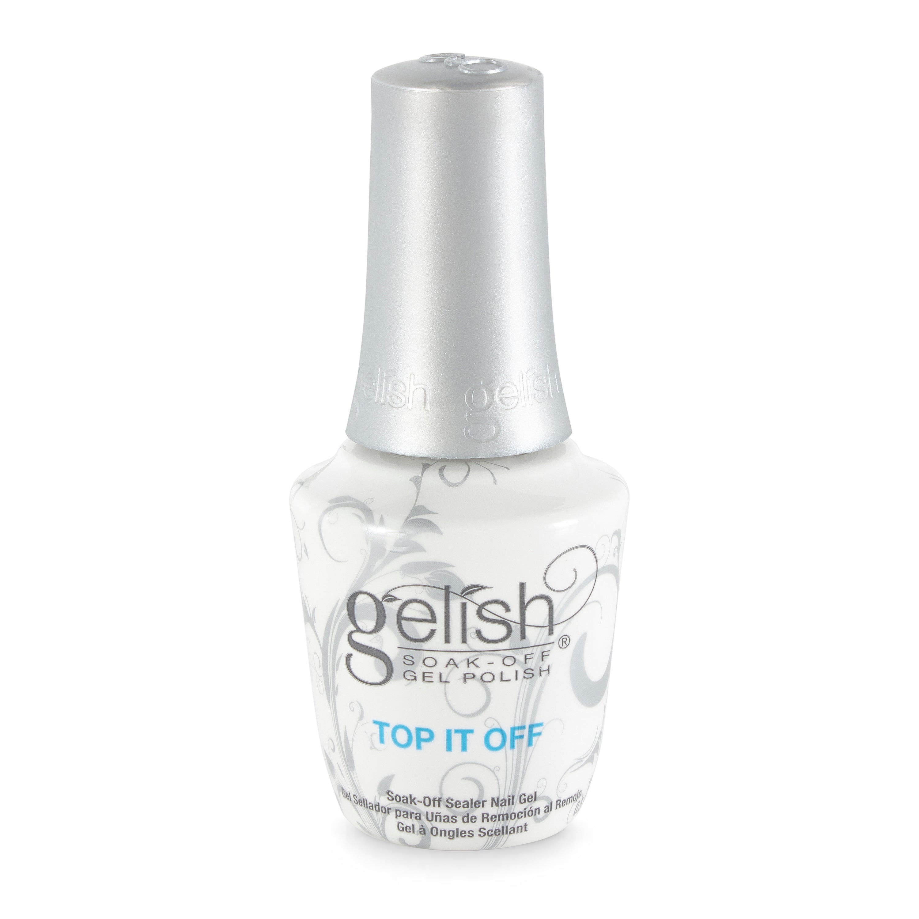 Gelish Terrific Trio Essentials Soak Off Gel Nail Polish Kit, 15 mL (4 Pack)