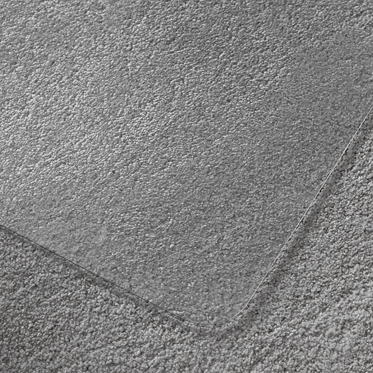 Floortex Solutions Ultimat 48x53 Inch Office Floor Chair Mat with Lip (Open Box)