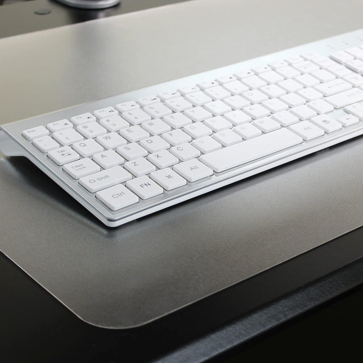 Floortex Desktex Protection Mat, Anti-Slip Polycarbonate Pad, 29" x 59", Clear - VMInnovations
