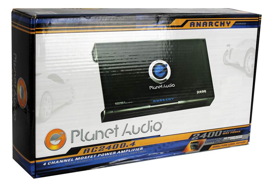 Planet Audio AC2400.4 2400W 4 Channel Car Power Amplifier Amp AC24004+Remote - VMInnovations