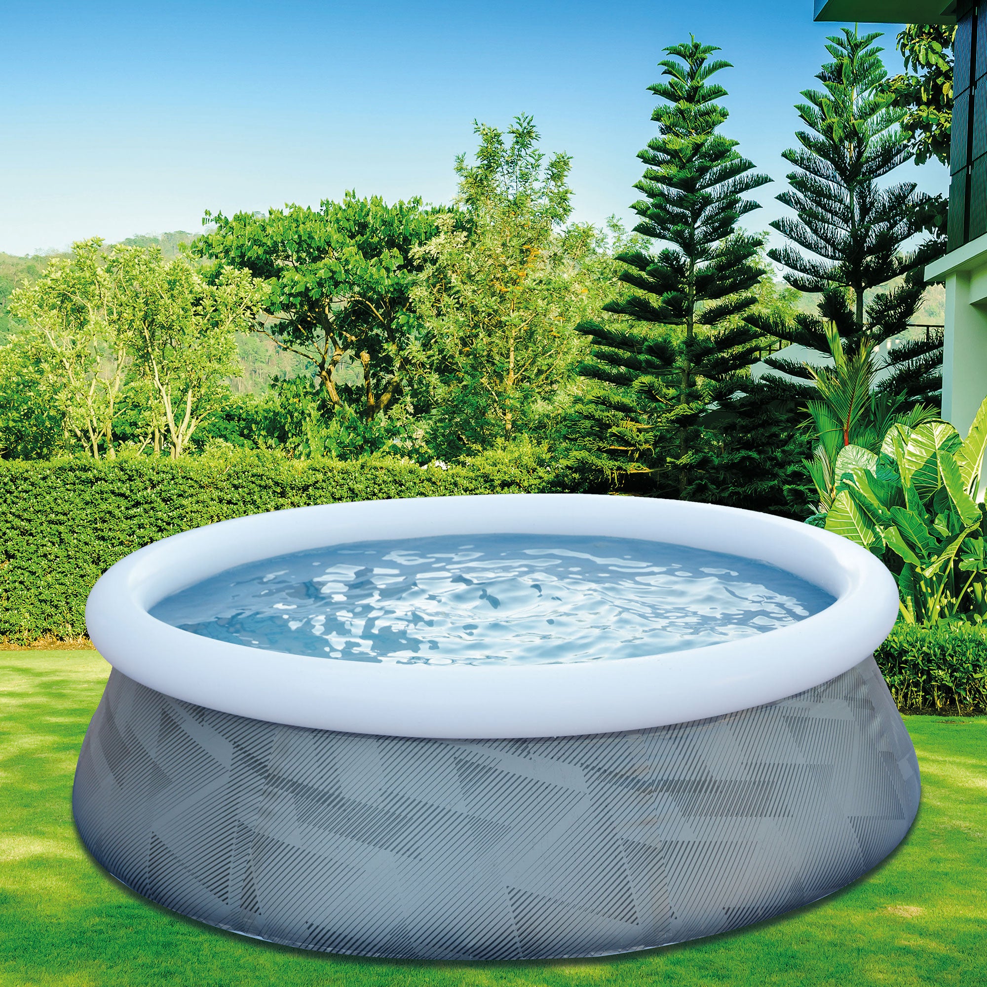 JLeisure Avenli Prompt Set 548 Gallon Inflatable Swimming Pool - VMInnovations
