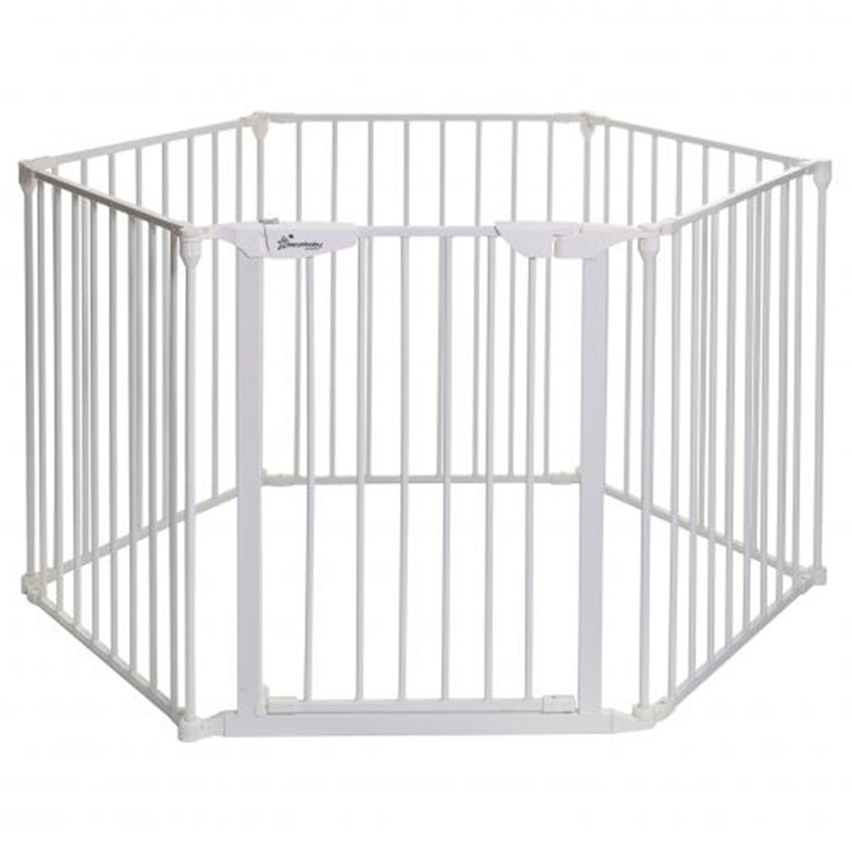 Dreambaby L2020BB Mayfair Converta 147.5 Inch 3 in 1 Baby Gate Playpen, White - VMInnovations