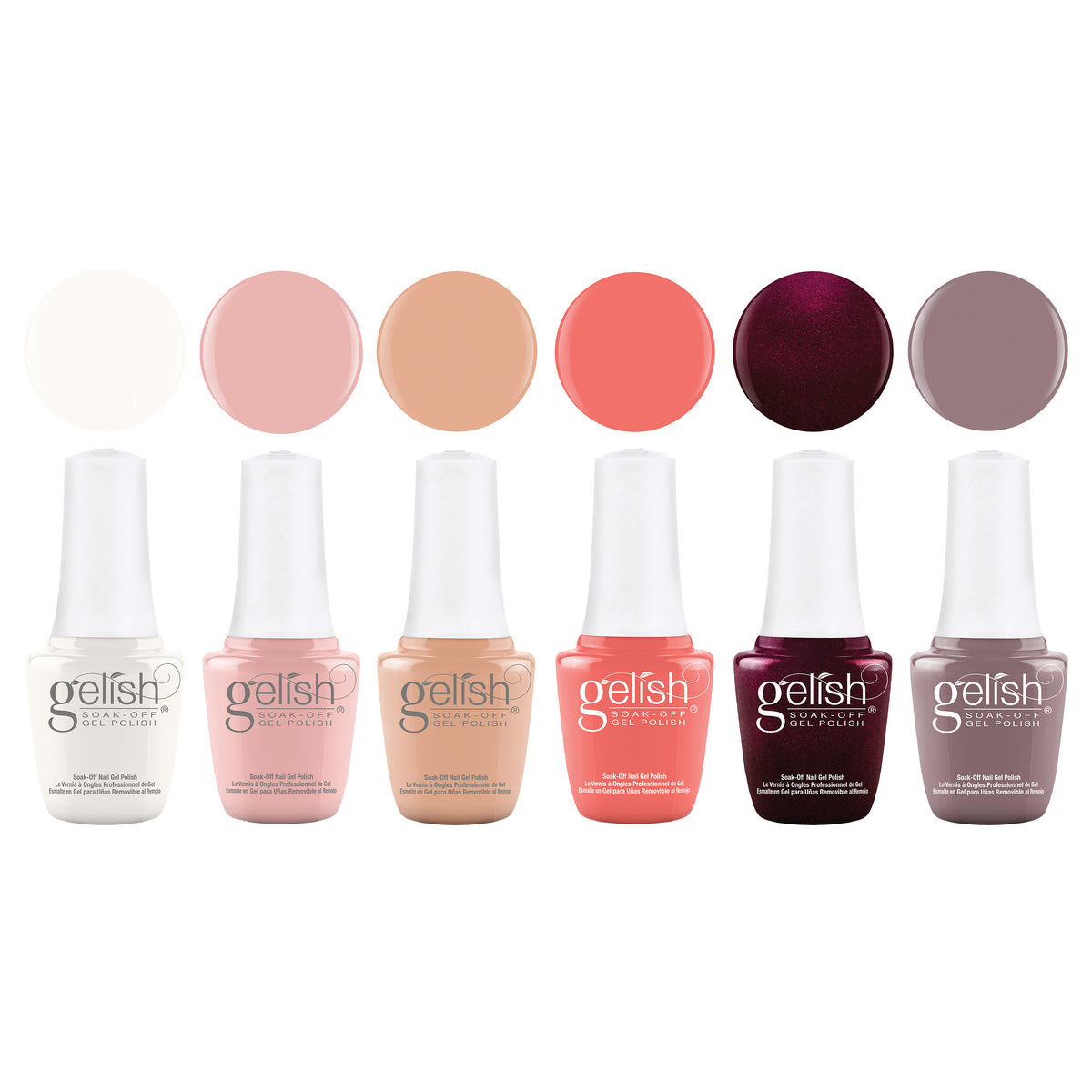 Gelish Mini Fantastic Four Essentials, Mini Core Collection, and LED Light Lamp