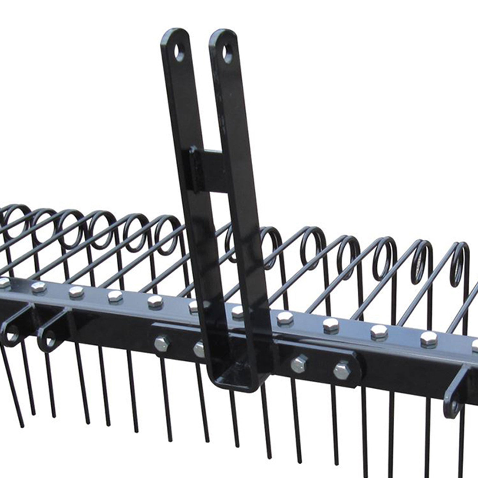 Field Tuff 60 Inch Pine Straw Rake w/ Coil Spring Tines & 3 Point Hitch (Used) - VMInnovations