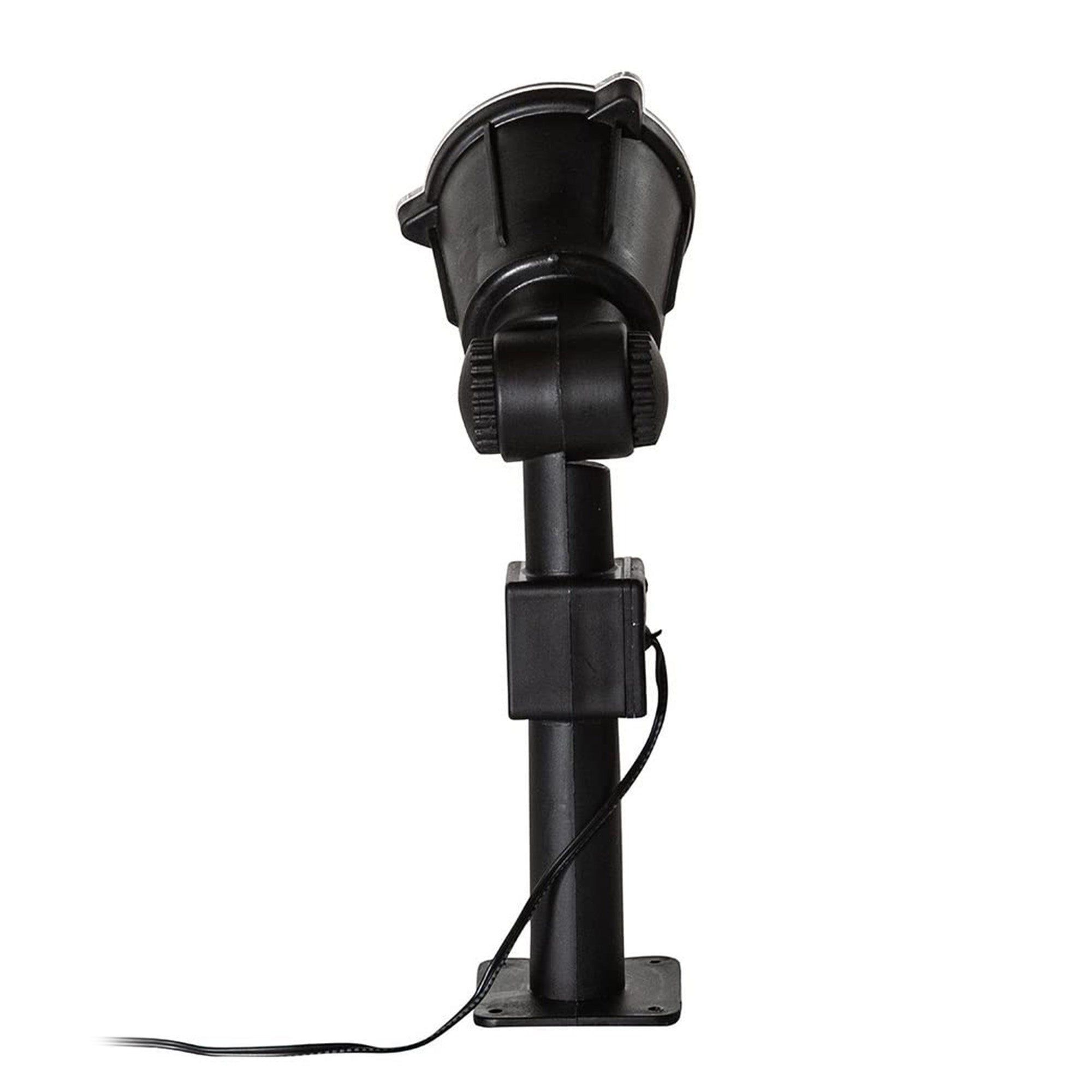 Kurt Adler 14 Inch Revolving Meteor Shower Spotlight Lawn Stake, RGB Lights