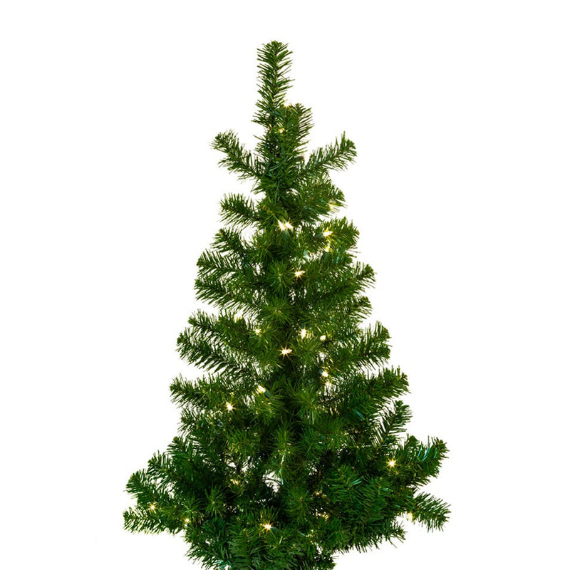 Kurt Adler Indoor Pre Lit Miniature Artificial Pine Christmas Tree, 36 Inches