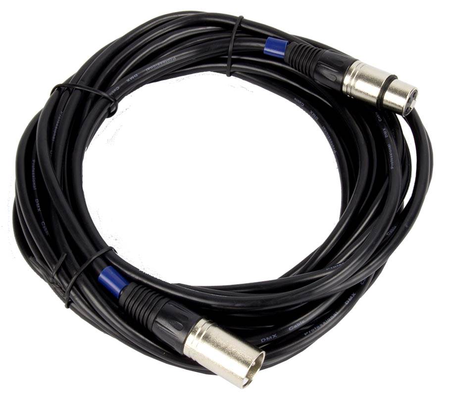 (32) CHAUVET 25 Foot Male to Female 3 Pin DMX Lighting Effect Cables | DMX3P25FT