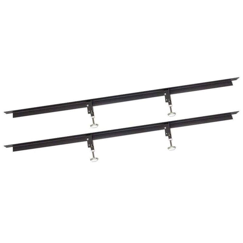 Glideaway Heavy Duty Adjustable 2 Pc Metal Bed Frame Support Bars, King (2 Pc)