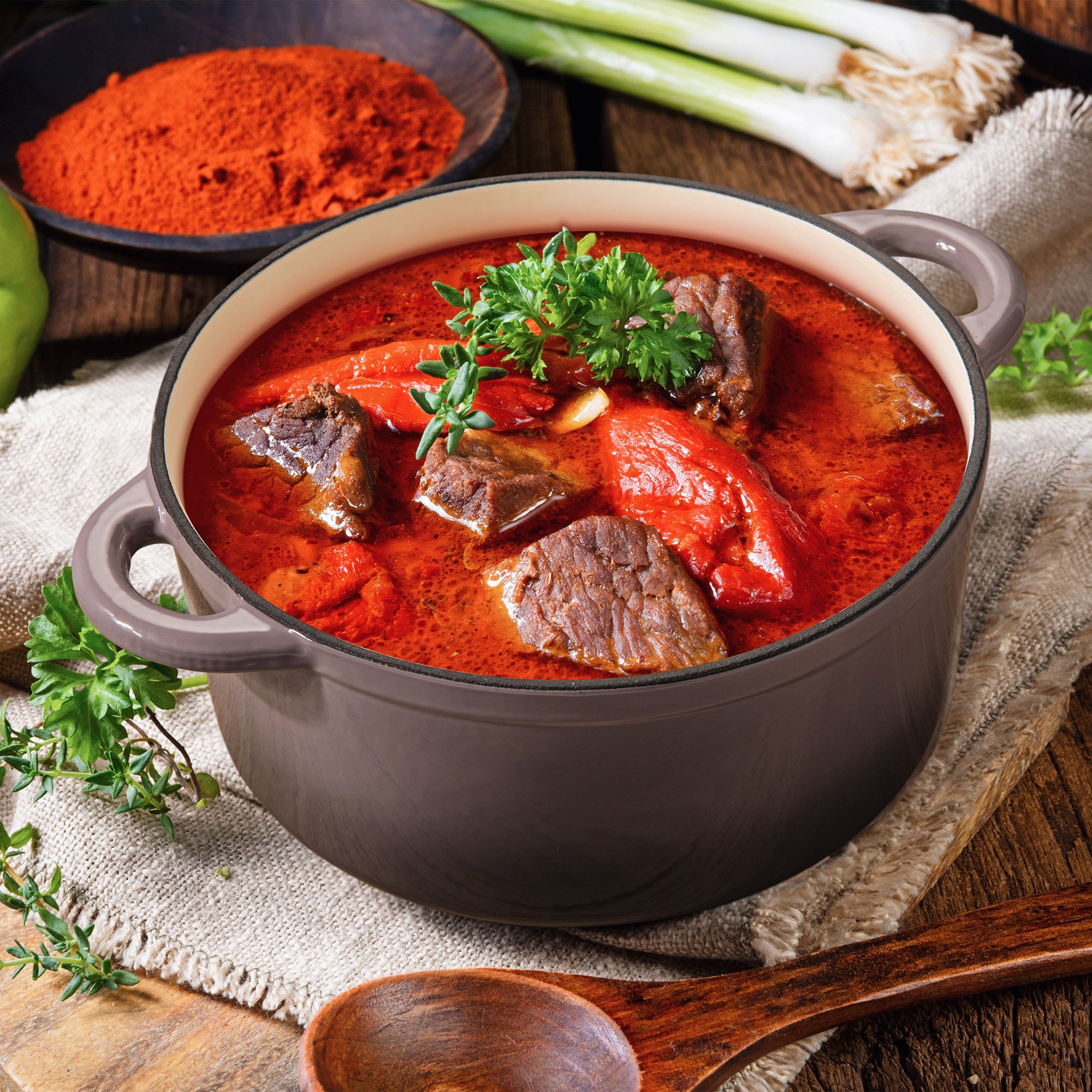 Hamilton Beach 5.5 Quart Enameled Cast Iron Covered Round Dutch Oven Pot, Gray - VMInnovations