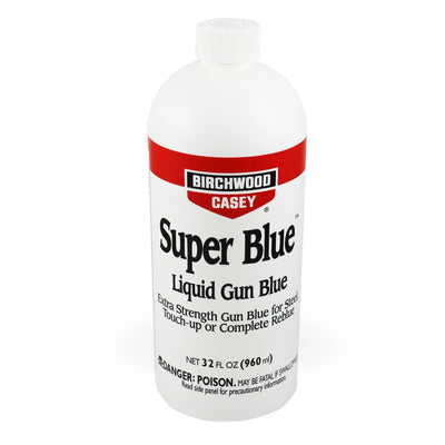Birchwood Casey Super Blue Double Strength Liquid Gun Blue, 32 Fluid Ounces