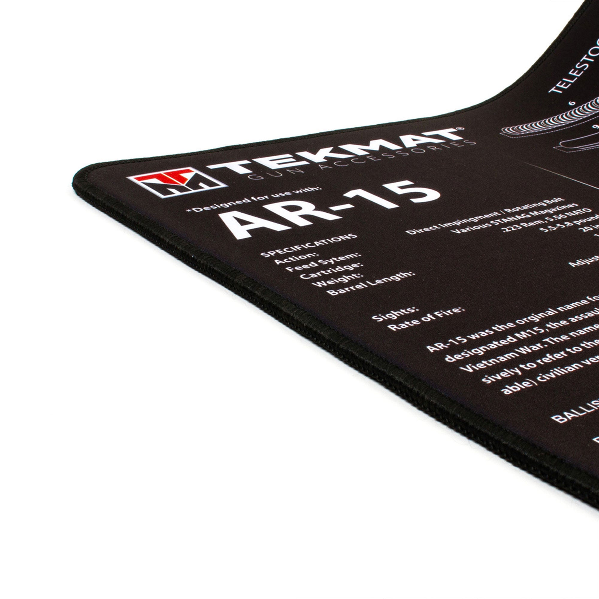 TekMat Ultra Premium AR-15 Gun Cleaning Mat Accessory with Print (Open Box)