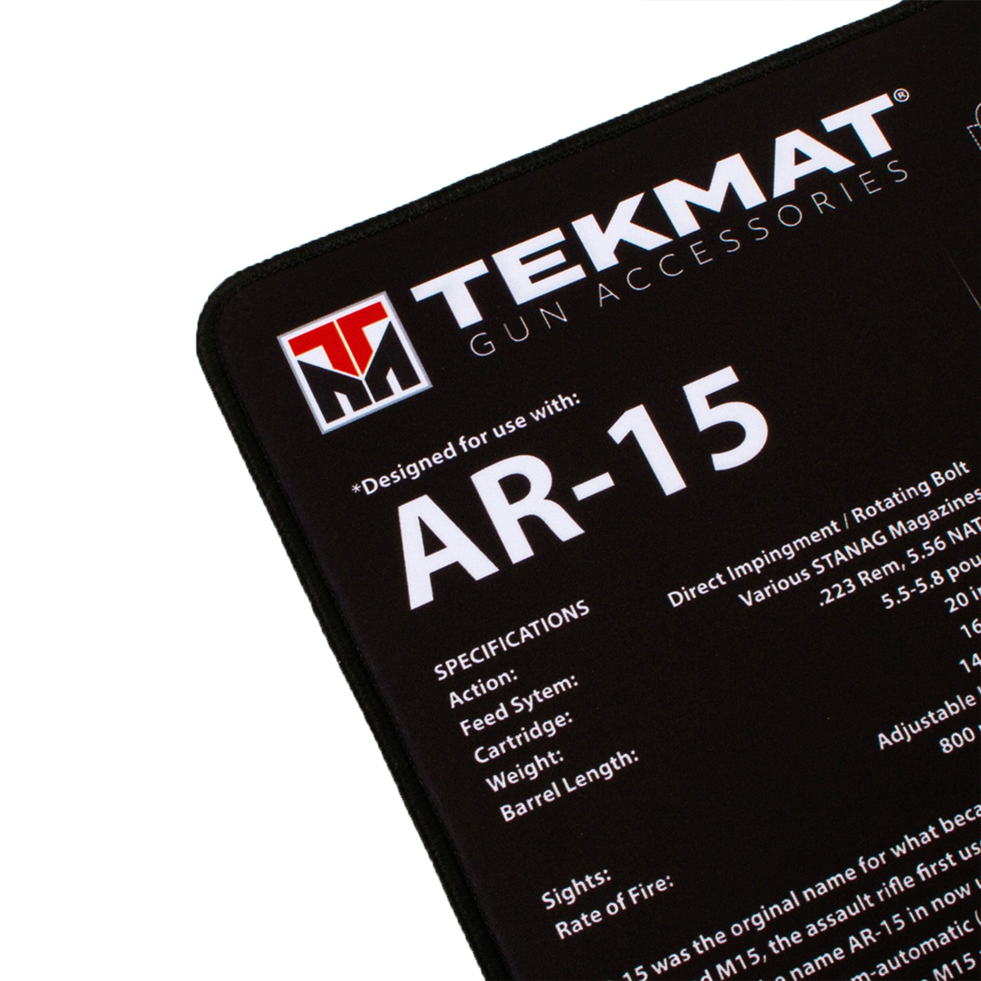 TekMat Ultra Premium AR-15 Gun Cleaning Mat Accessory with Print (Open Box)