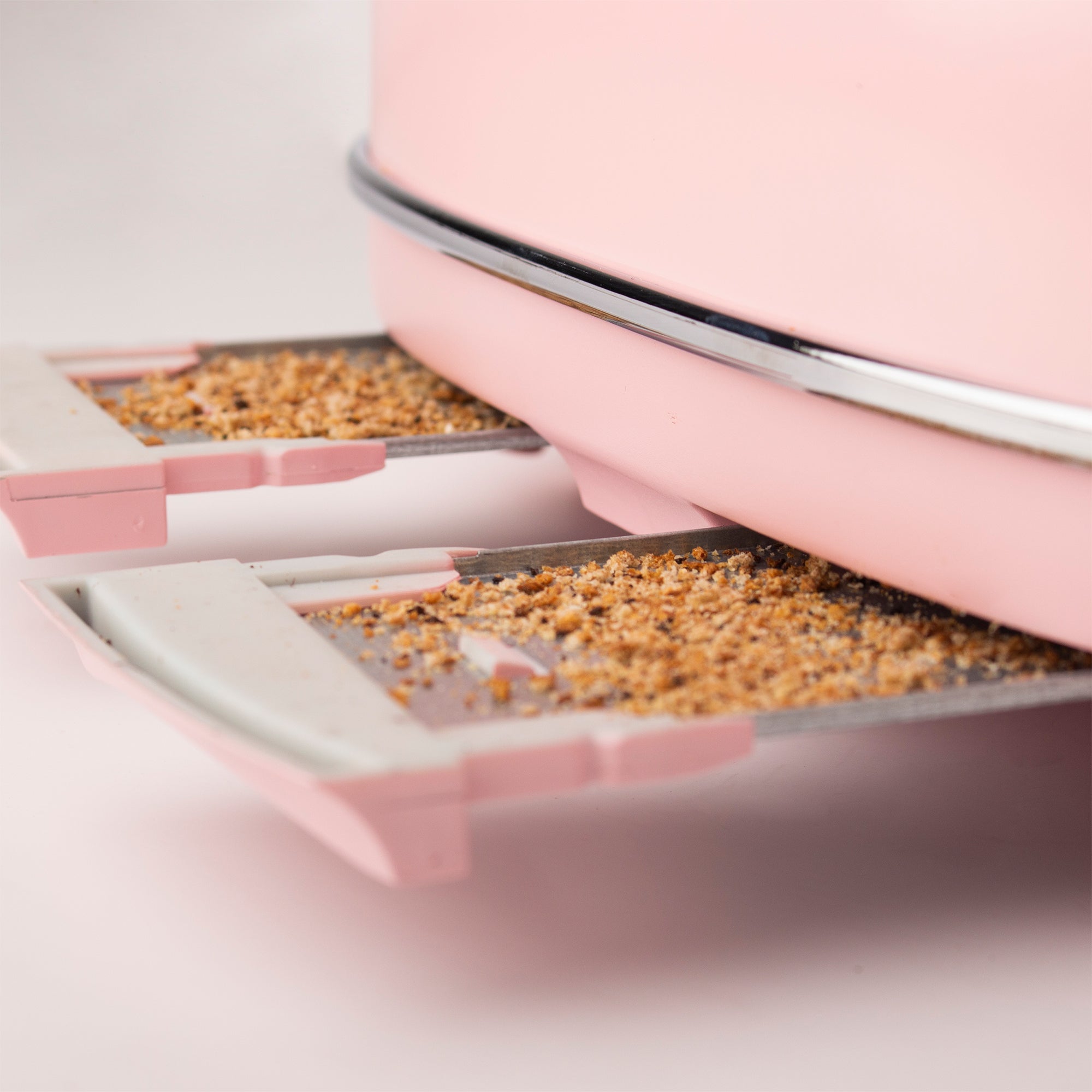 Haden Heritage 4 Slice Wide Slot Stainless Steel Toaster, English Rose - VMInnovations