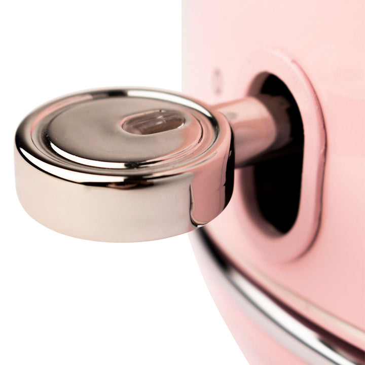 Haden Heritage Electric Water Kettle & 4 Slice Wide Slot Toaster, English Rose - VMInnovations