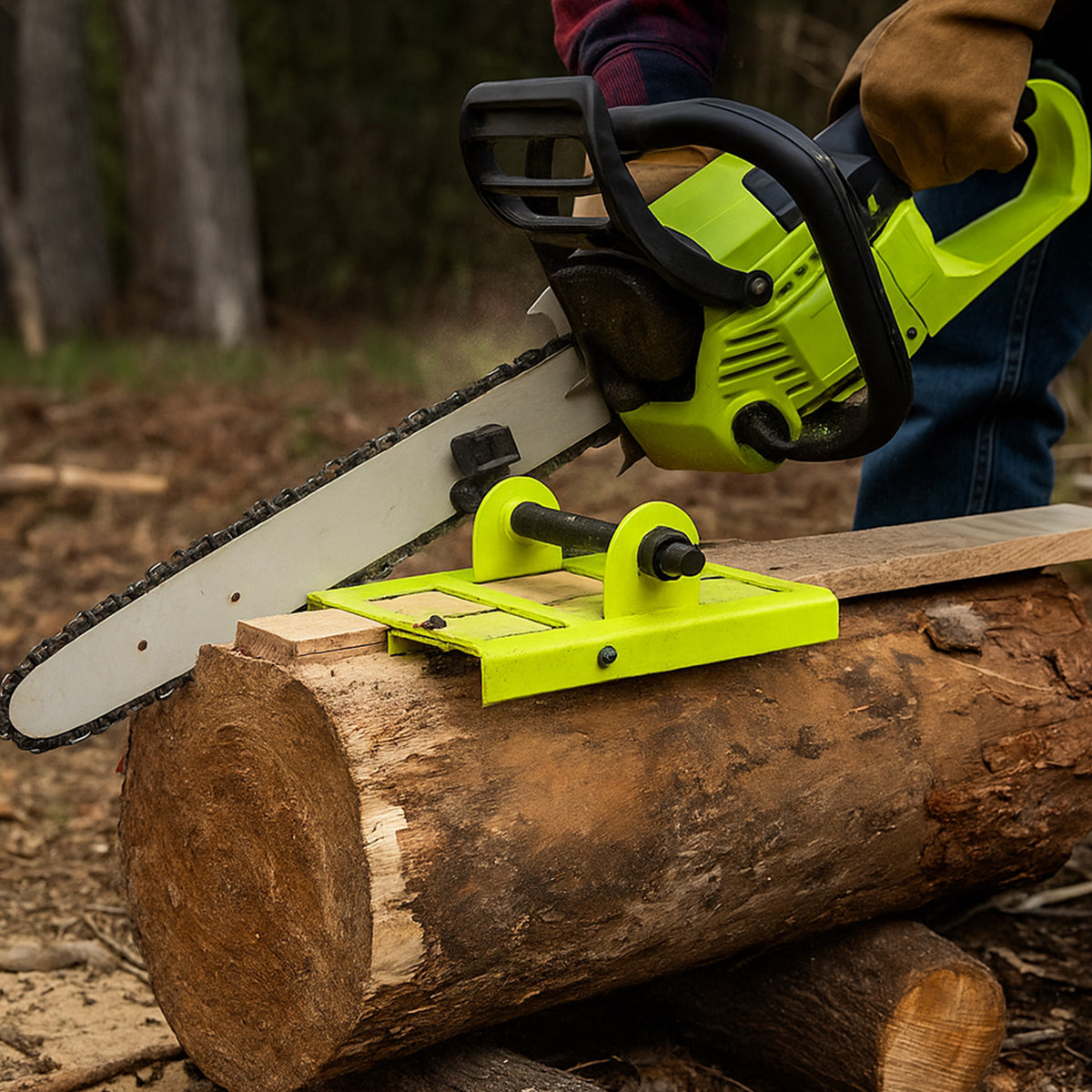 Timber Tuff Steel Lumber Cutting Guide Portable Sawmill Tool for Chainsaw (Used)