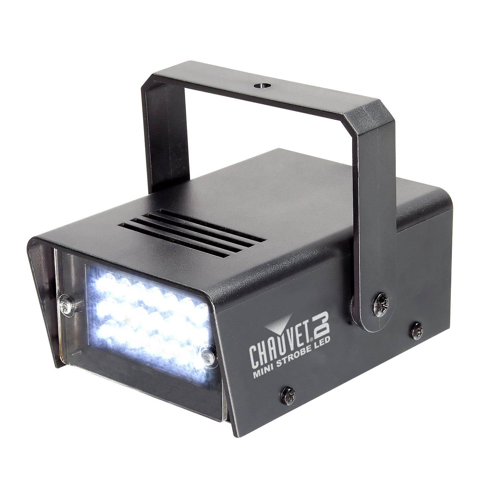 Chauvet LED Mini Strobe Manual Adjust LEDs DJ Club Light Effects (Pair) | CH-730
