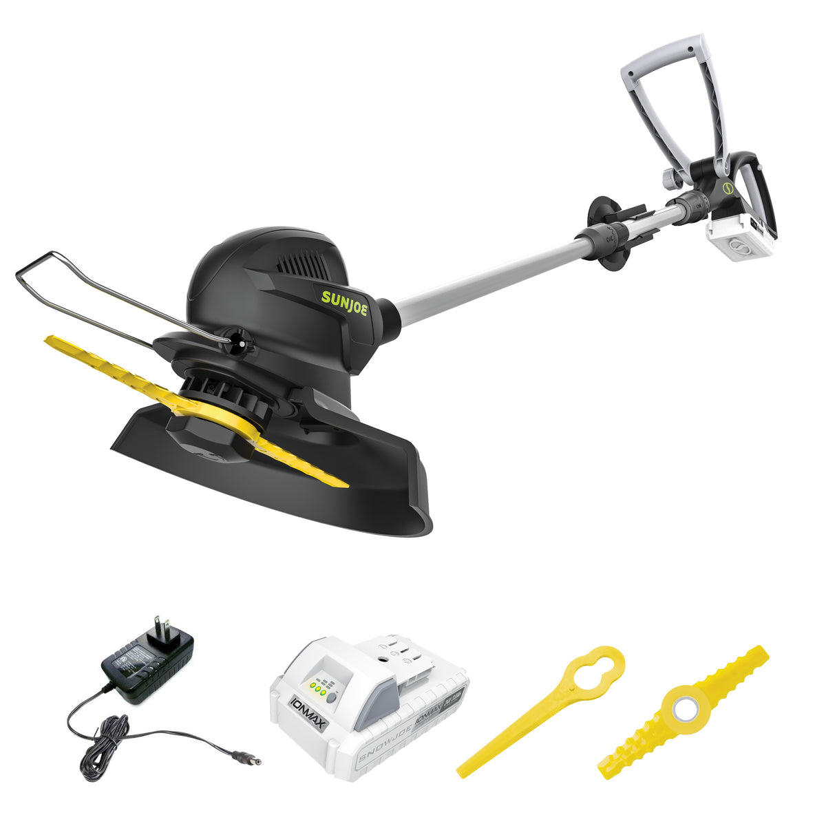 Sun Joe 10” Stringless Charger SharperBlade, 24V-SB10-LTE 24, Green (Open Box)