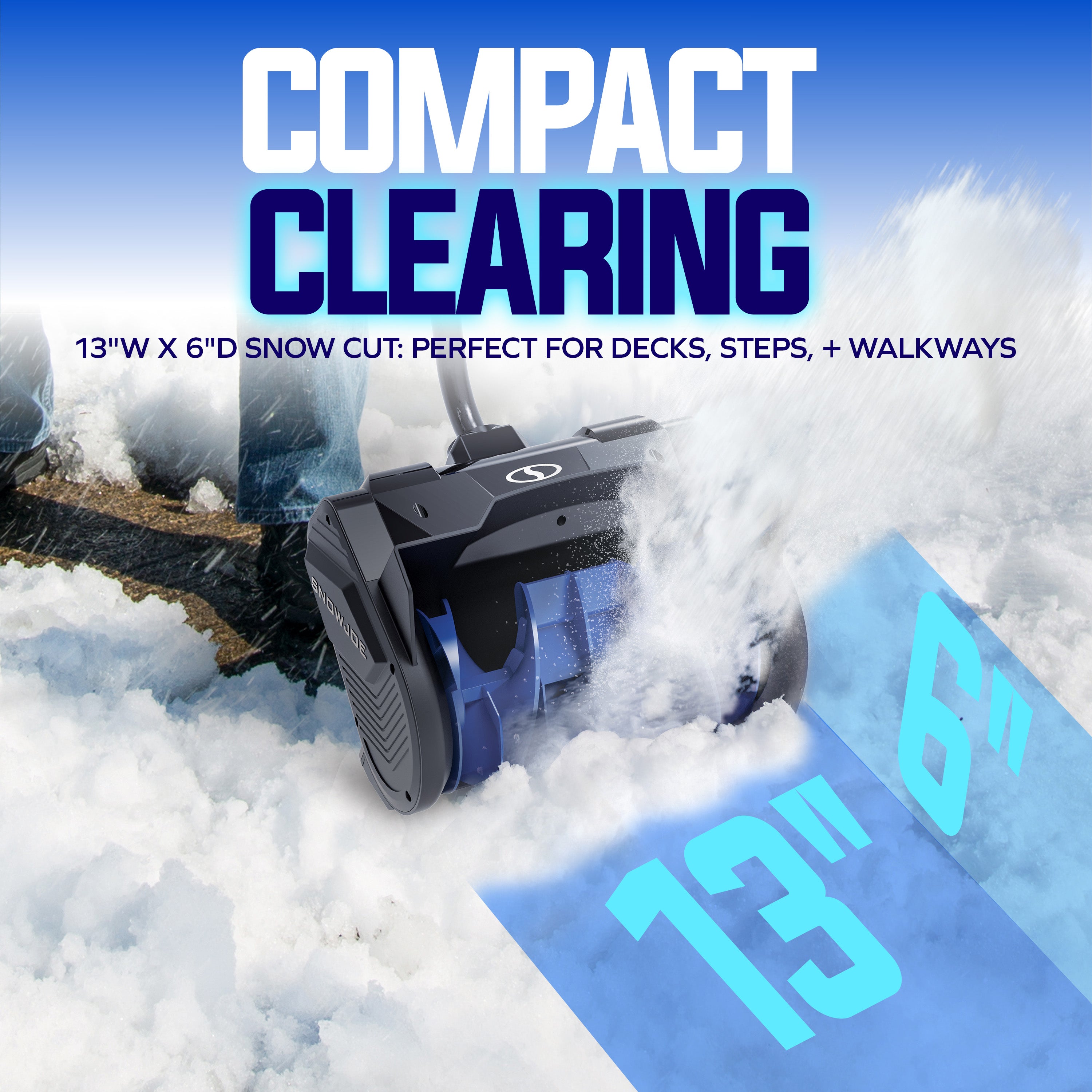 Snow Joe 24V Cordless Snow Shovel for Driveway Winter Snow Removal, 24V-SS13-CT