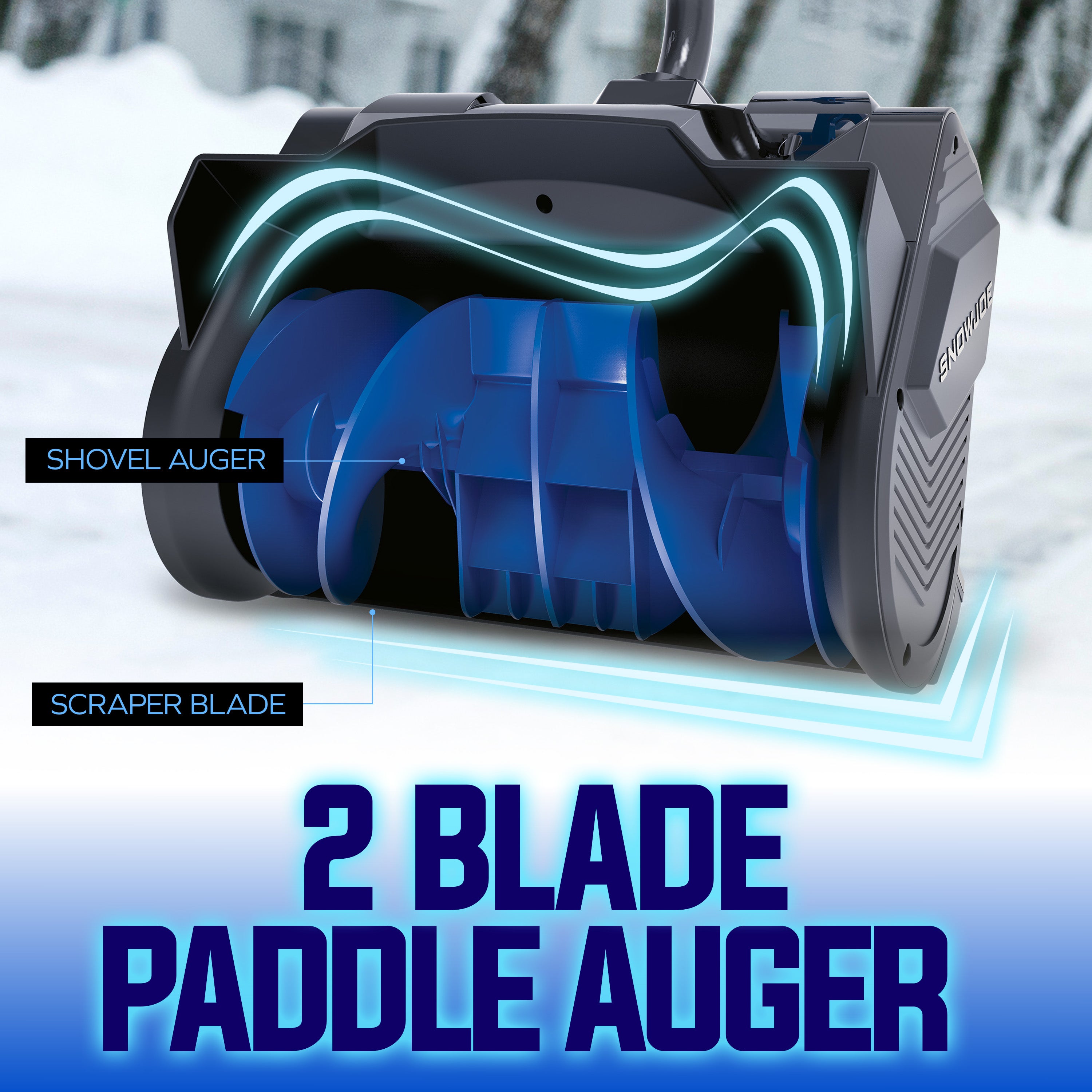 Snow Joe 24V Cordless Snow Shovel for Driveway Winter Snow Removal, 24V-SS13-CT