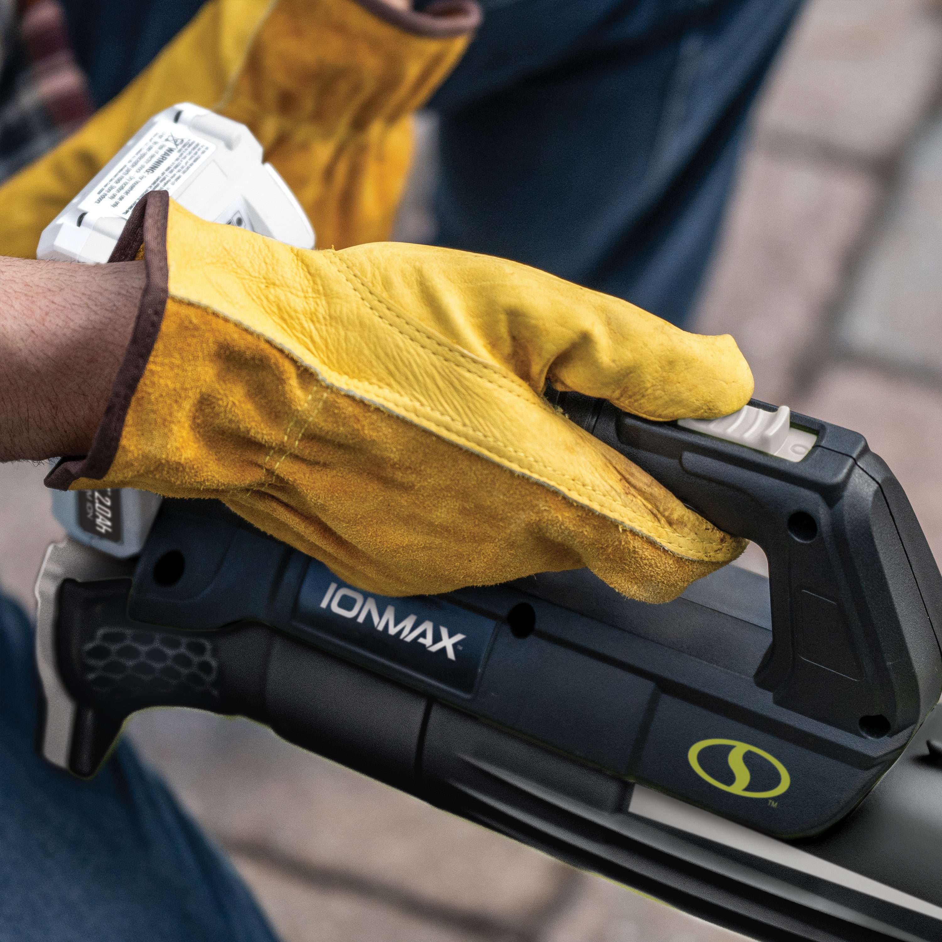 Sun Joe 24V-TB-LTE 24V Cordless IONMAX Compact Turbine Jet Blower, 100 MPH Air Speed, Battery and Charger Included