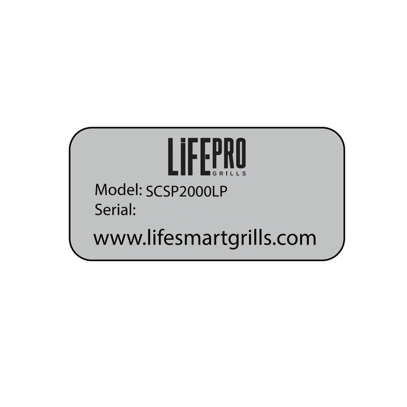 LifePro SCSP2000LP 2000 Square Inch Barrel Precision Wood Pellet Smoker Grill
