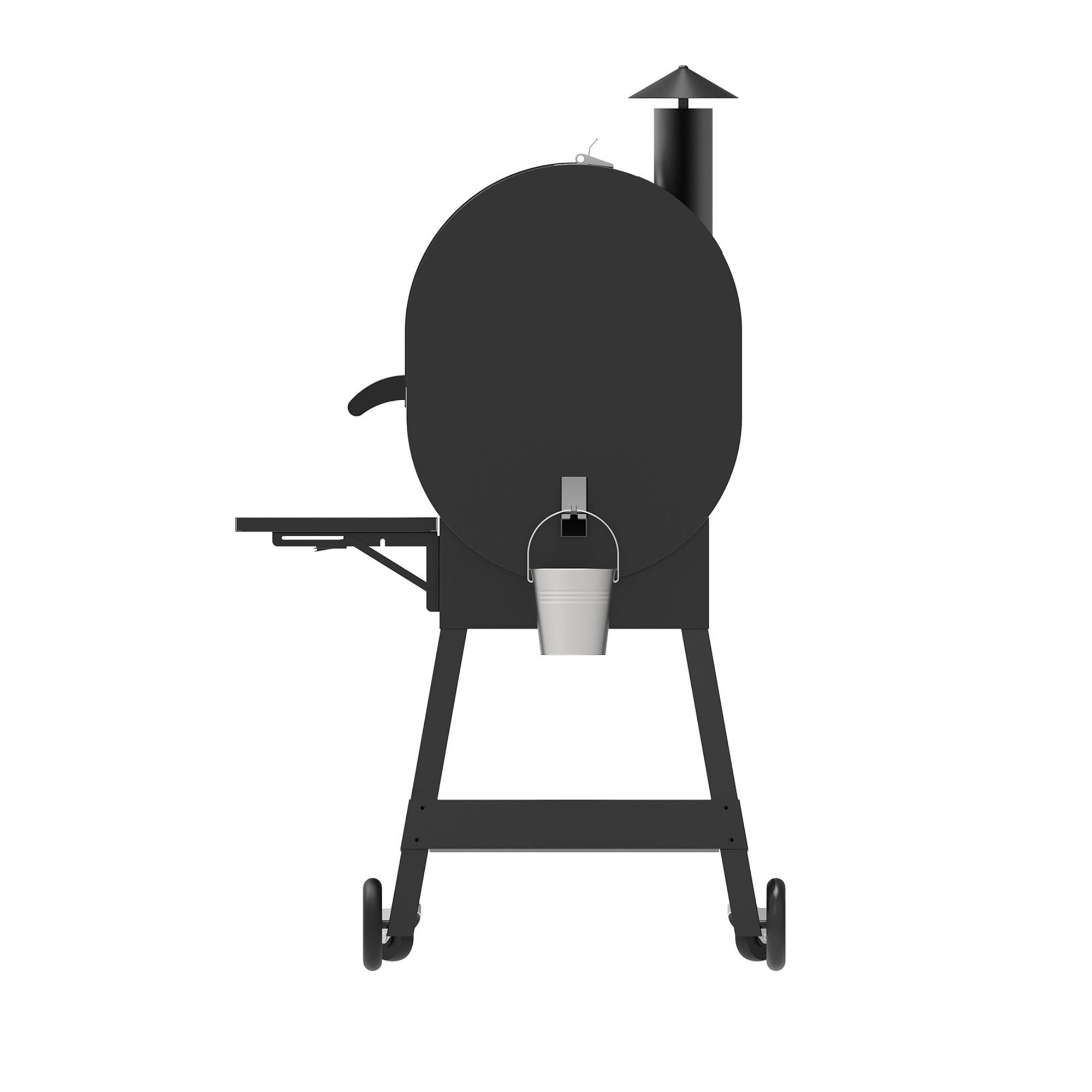 LifePro SCSP1500LP 1500 Square Inch Barrel Precision Wood Pellet Smoker Grill - VMInnovations