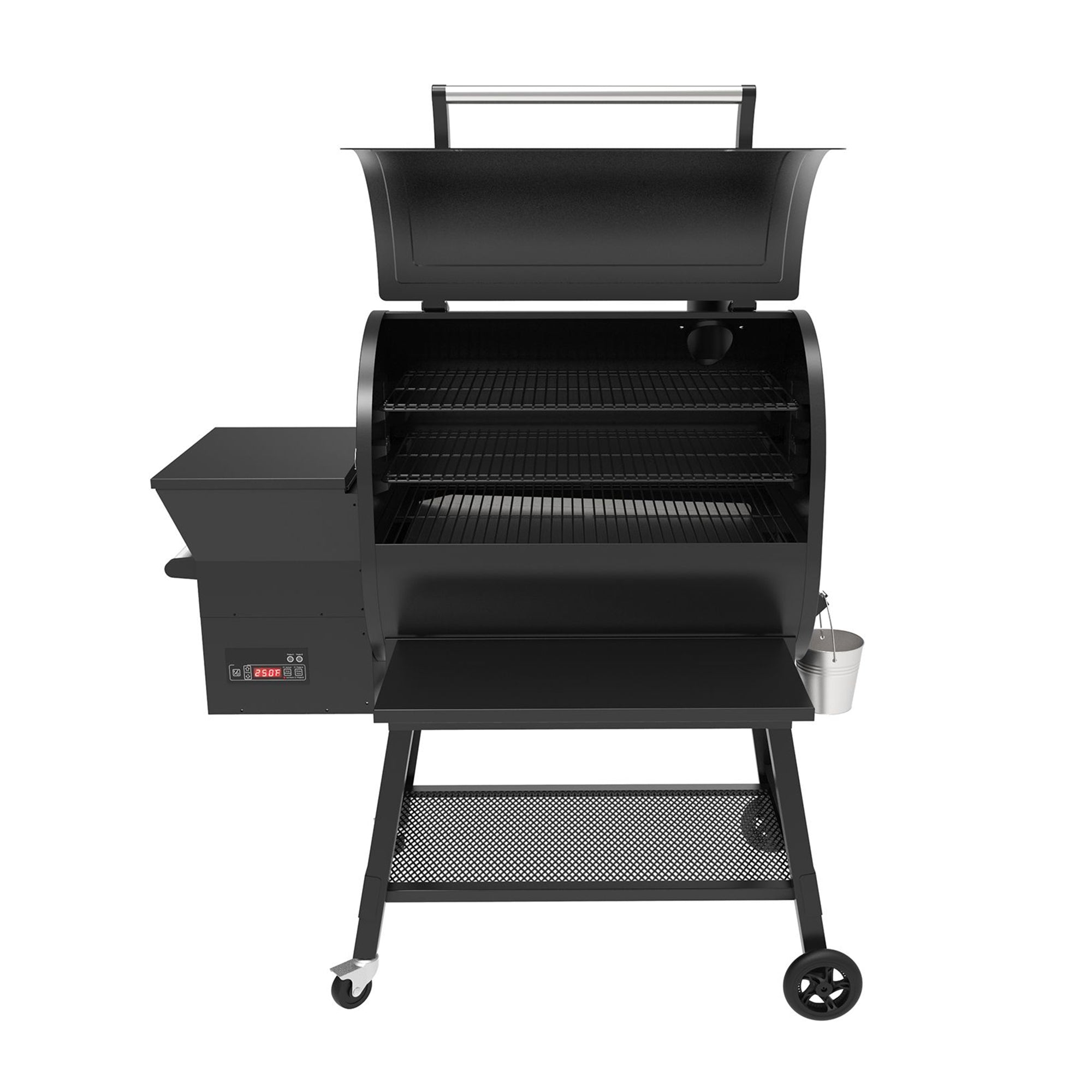 LifePro SCSP1500LP 1500 Square Inch Barrel Precision Wood Pellet Smoker Grill - VMInnovations