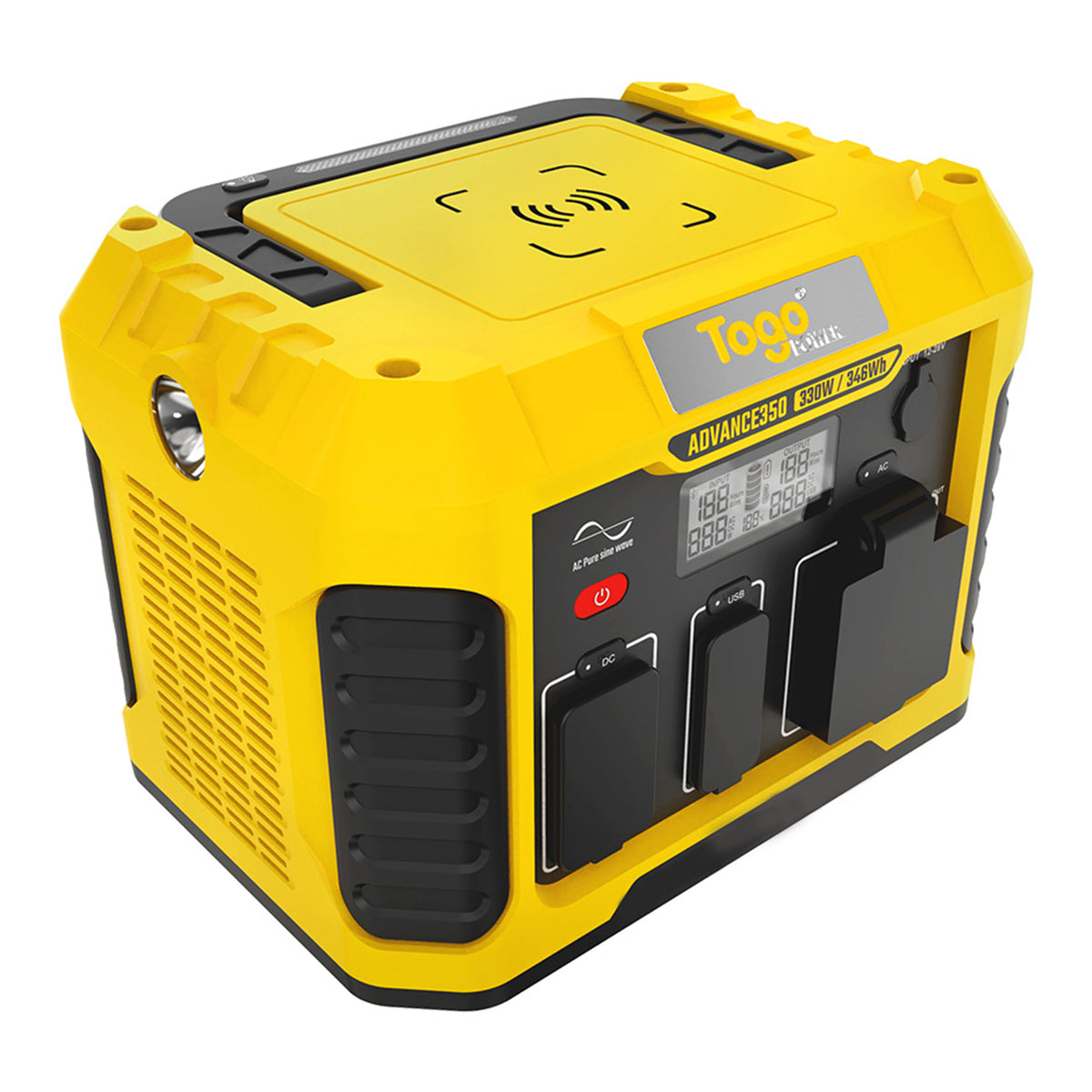 Togo Power Advance 350 Portable Power Station 120V 330W Outlets And USB (Used)