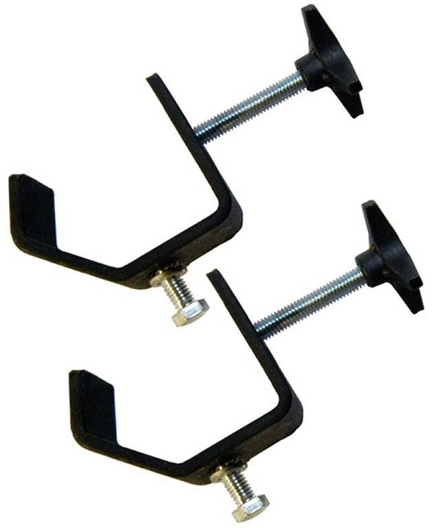 2 CHAUVET CLP-02 Medium Duty C-Clamps DJ Truss Light Mounting | 55 lb Capacity