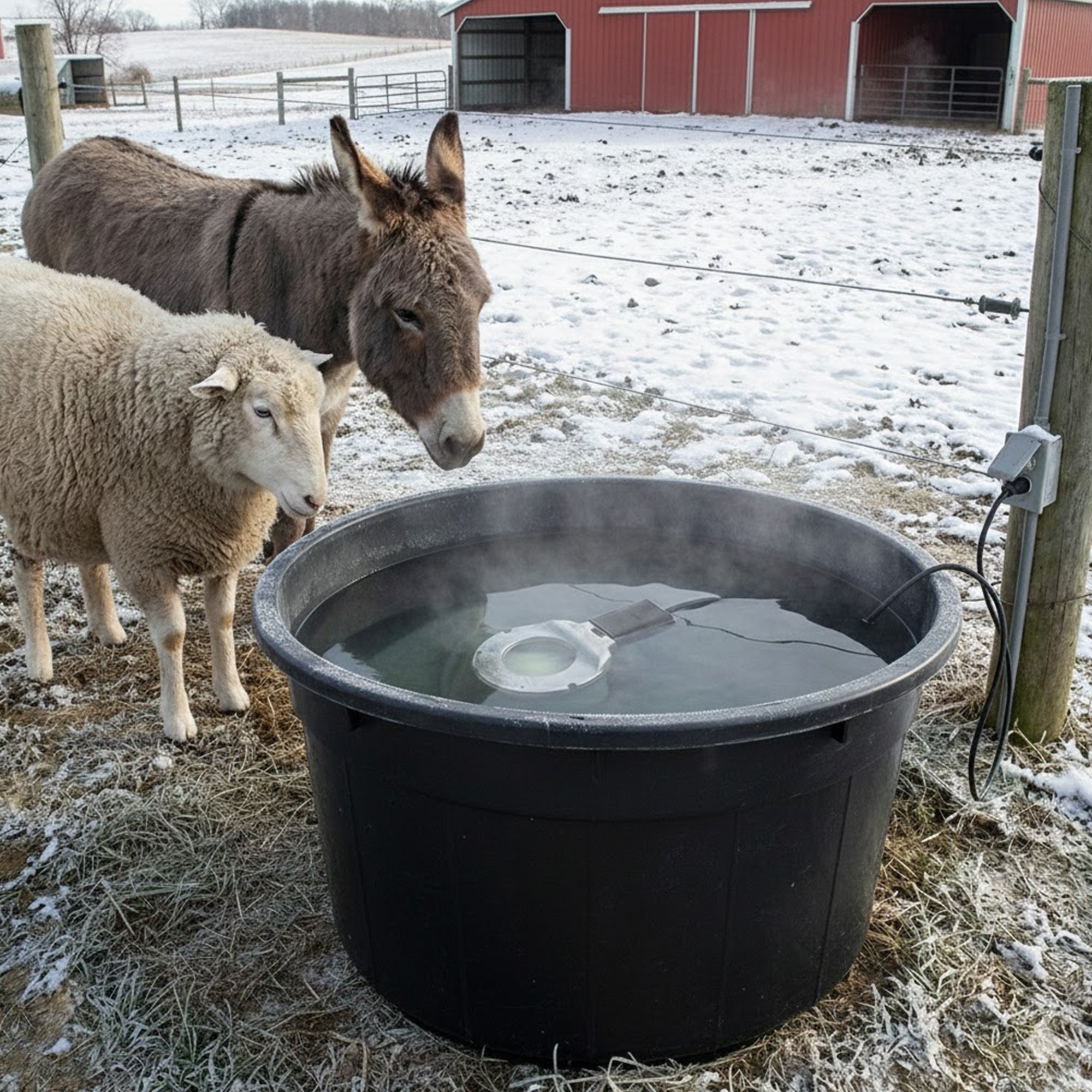 Farm Innovators C-250 Submergible Cast Aluminum Utility De-Icer for Farm Use (Refurbished)