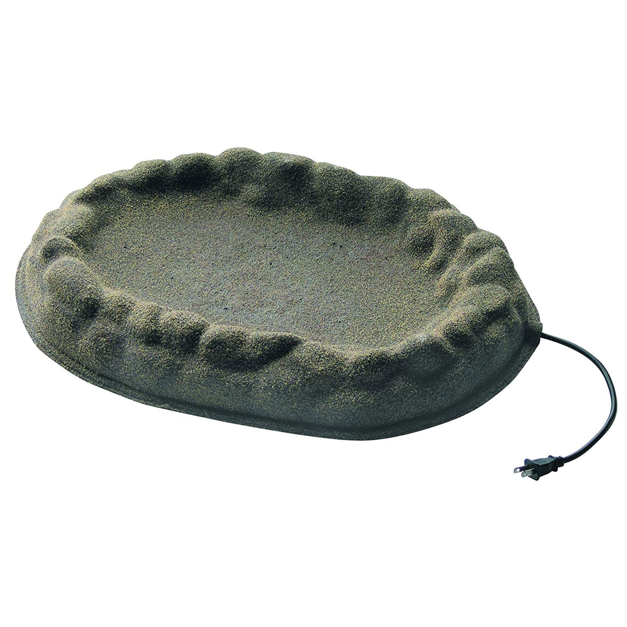 Farm Innovators FS-1 Four Seasons Sand Coated Heated Birdbath, 70 Watt(Open Box) - VMInnovations