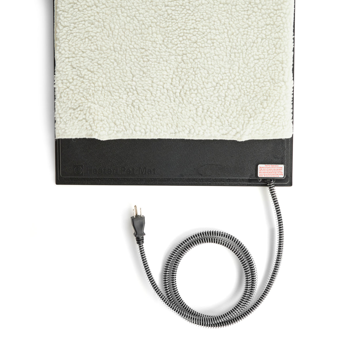 Farm Innovators 70 Watt Medium Plastic Heated Pet Mat with Fleece Cover (3 Pack)